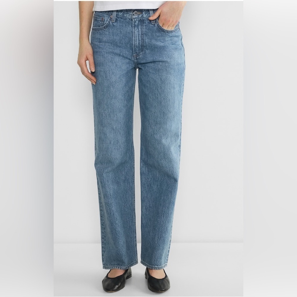 DENIM FORUM Sz 29 The 90s Iggy LoRise Baggy Mid Wash Denim Jeans